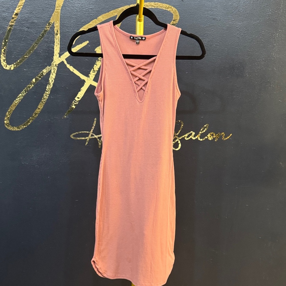 Sleeveless Pink Dress